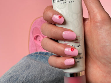 Bisous Maniac Nails gellak stickers Manicure Nail Art Lipstick pink elizabeth arden